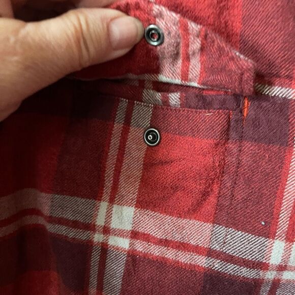Columbia size L brushed cotton flannel button down shirt. - Picture 3 of 6